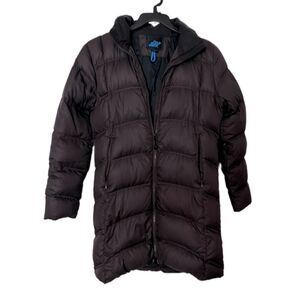 Eastern mountain sports down filled puffer coat PURPLE SIZE SMALL